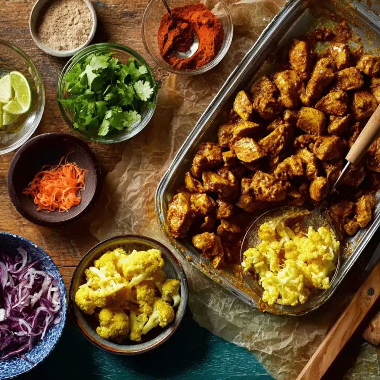 Meal-Prep Curried Chicken Bowls