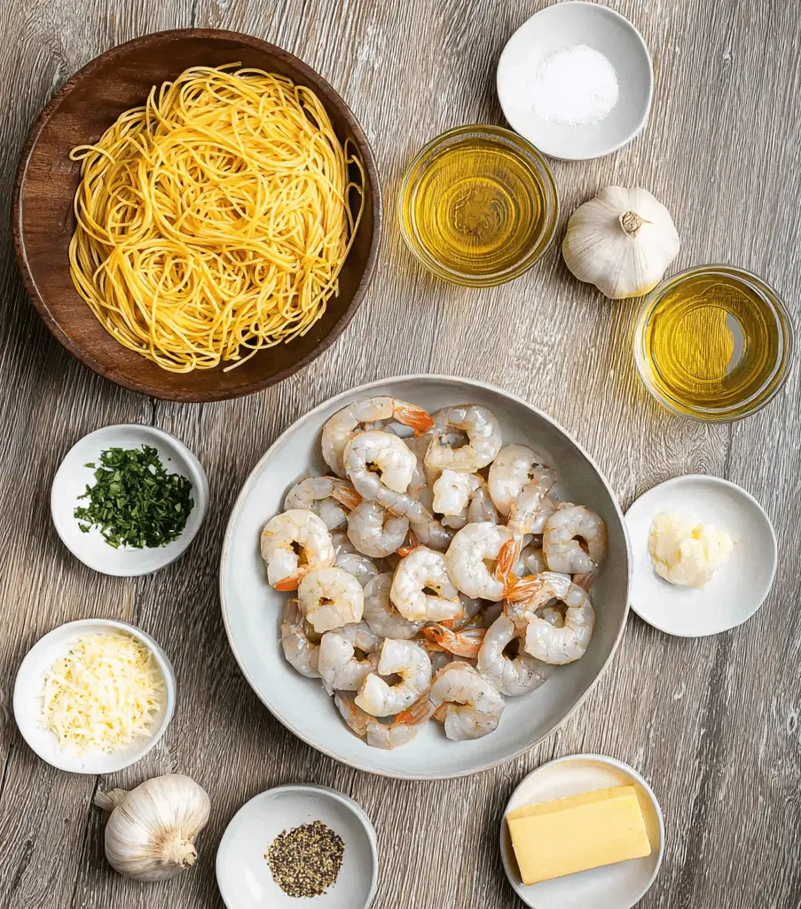 Garlic Butter Shrimp Pasta