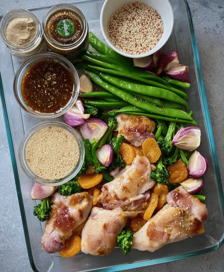 Apricot Chicken Tray Bake