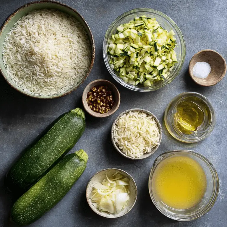 Courgette and Rice Bake