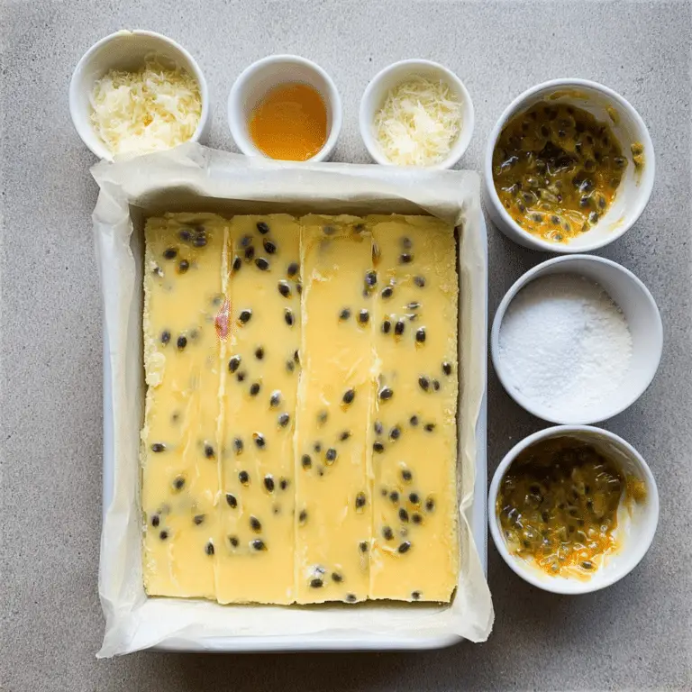 Passionfruit Slice