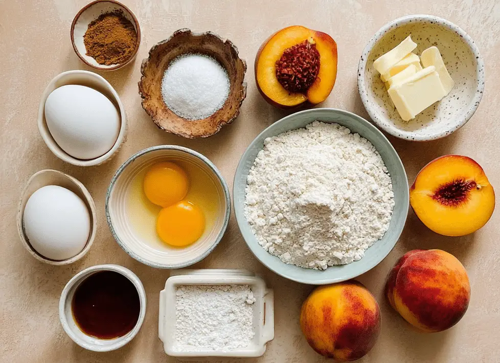 The Best Peach Muffins