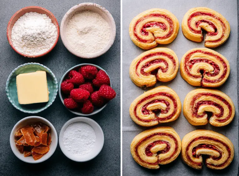 Raspberry Palmiers