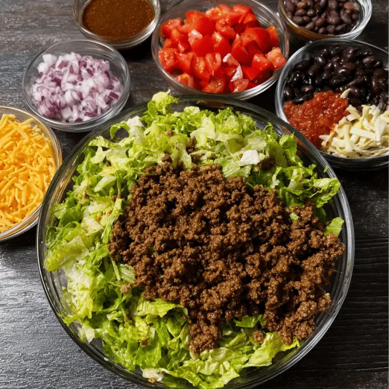 Taco Salad with Catalina Dressing