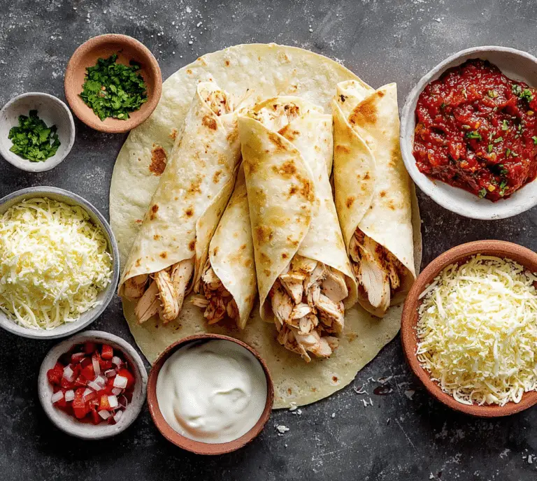 Chipotle Chicken Flautas