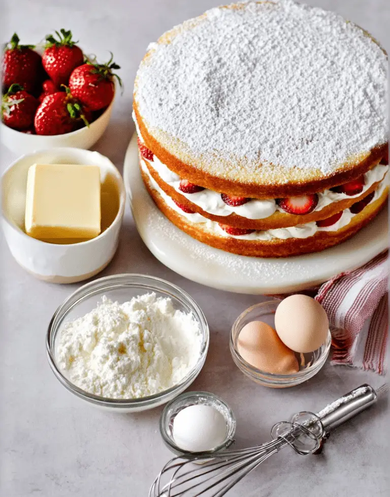 Strawberry Shortcake Cake