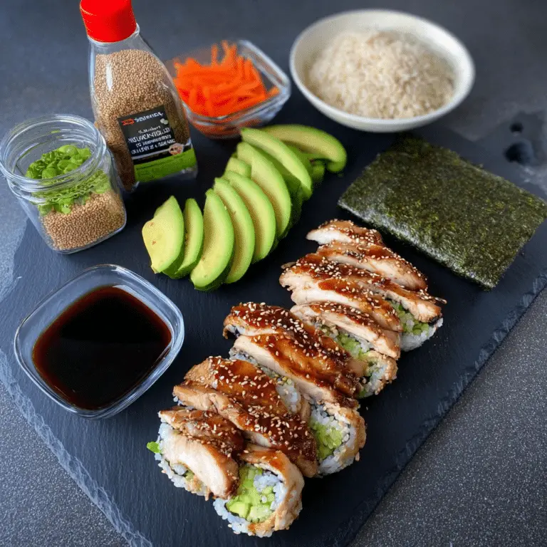 Teriyaki Chicken Sushi