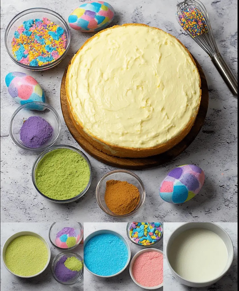 Easter Cheesecake Cake