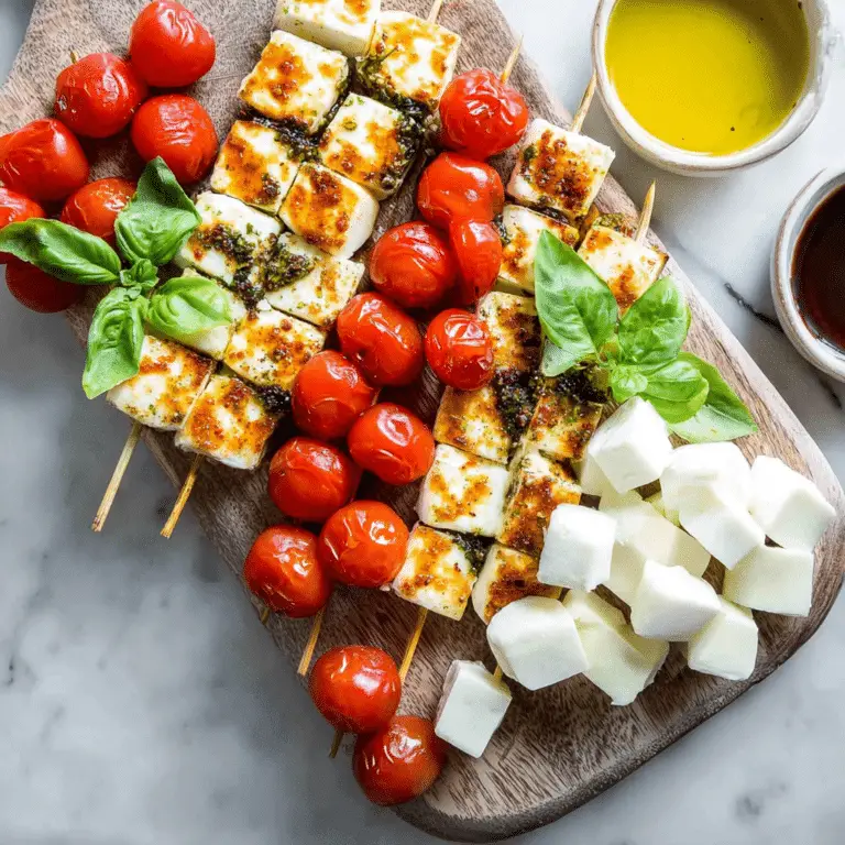 Grilled Caprese Skewers