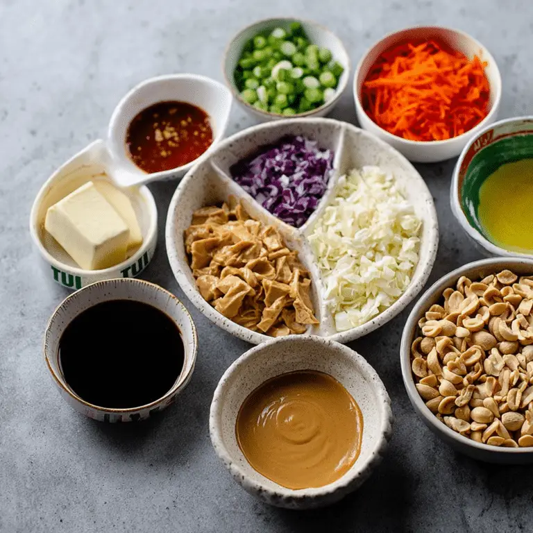 Shredded Tofu Peanut Bowls