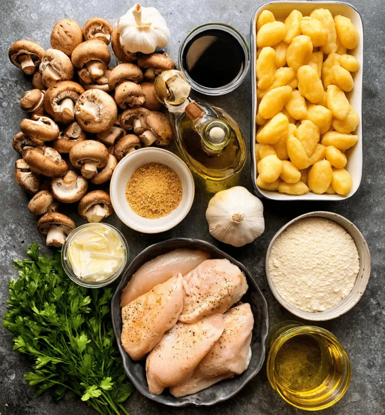 The Best Chicken Marsala Gnocchi