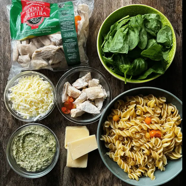 Chicken Pesto Pasta Bake