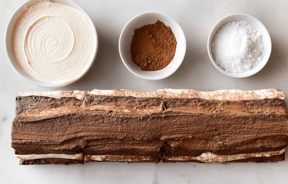 Classic Chocolate Yule Log Cake