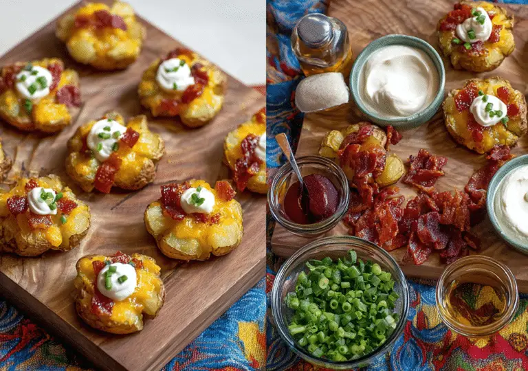 Loaded Smashed Potato Bites