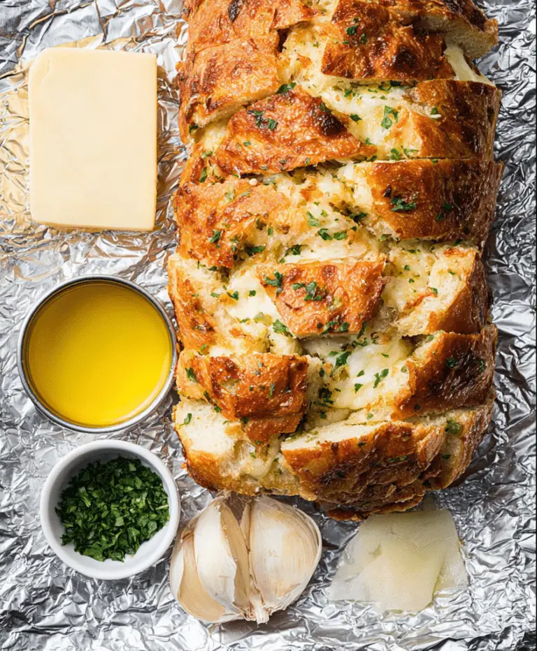 Cheesy Pull-Apart Garlic Bread
