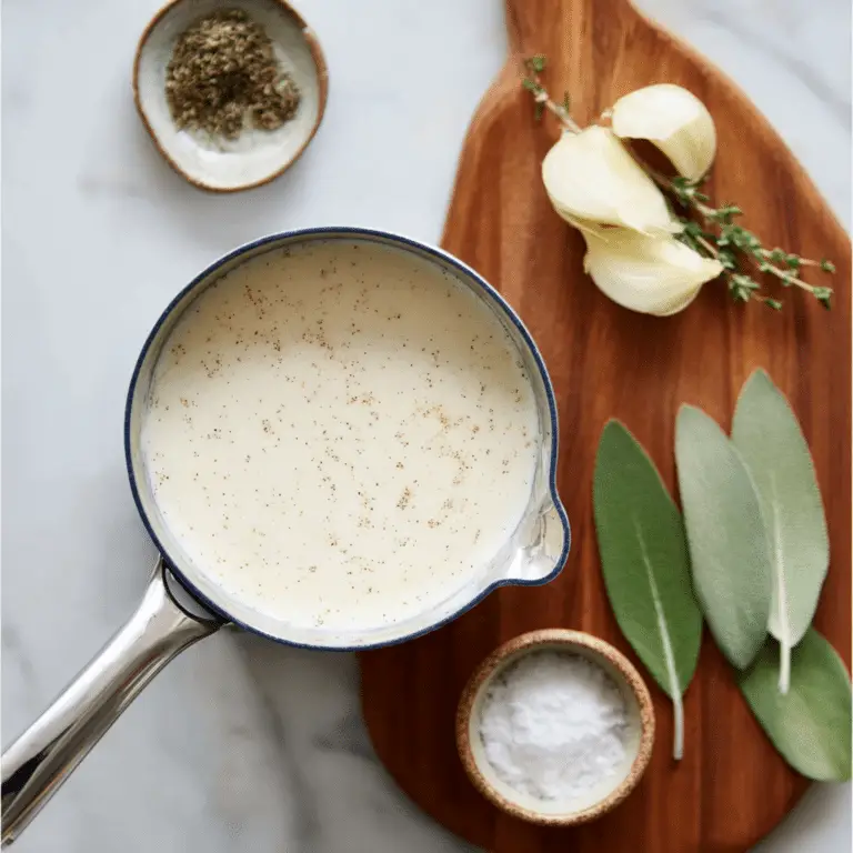 Infused Béchamel Sauce