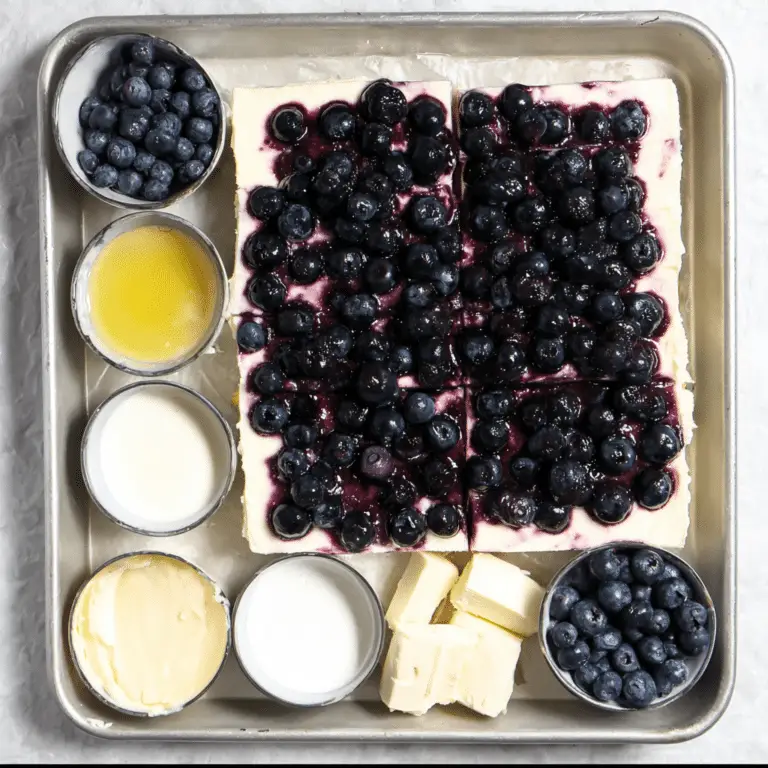 Blueberry Cheesecake Bars