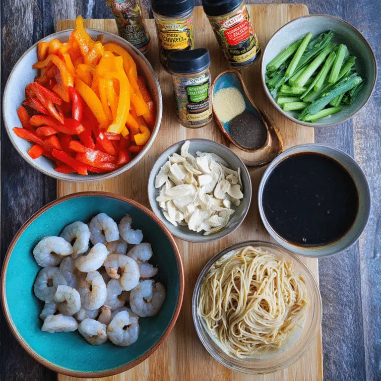 Stir-Fried Teriyaki Shrimp Noodles