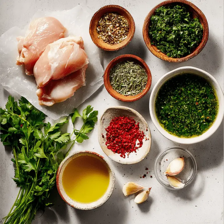 The easy Chimichurri Chicken