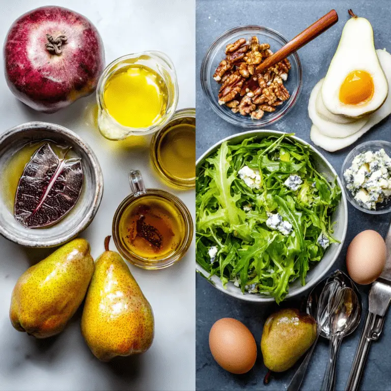 Pear Salad with Gorgonzola