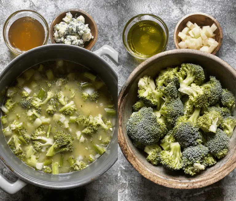 Broccoli and Blue Cheese Soup