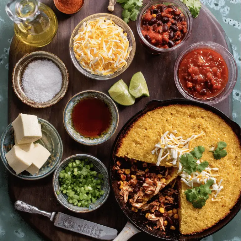 Skillet Tamale Pie with Chile Cornmeal Crust