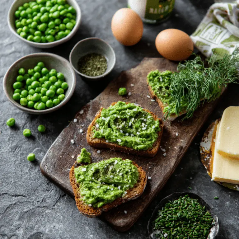 Smashed Pea Toast