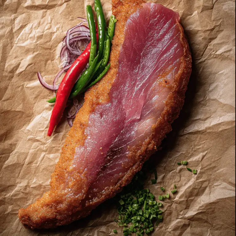 Crispy Fried Tuna Steak
