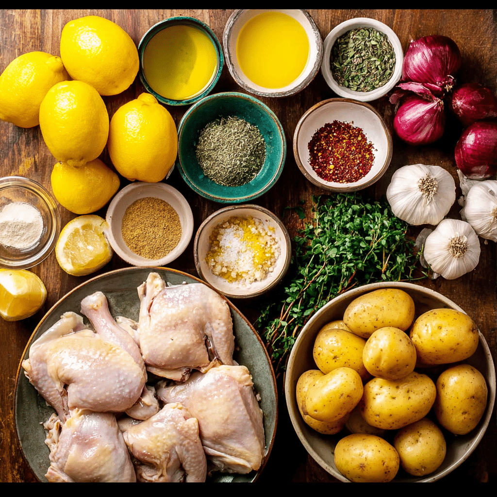Greek Lemon Chicken and Potatoes