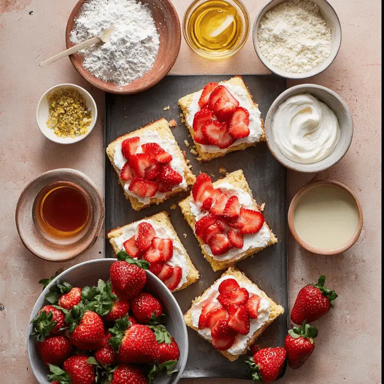The Best Healthy Sheet Pan Strawberry Shortcake