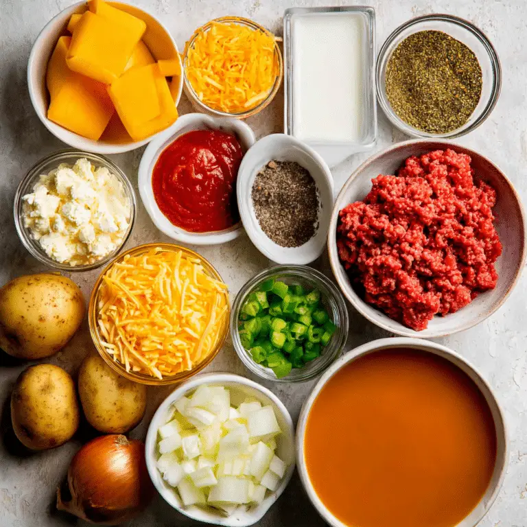 The Best Cheeseburger Soup