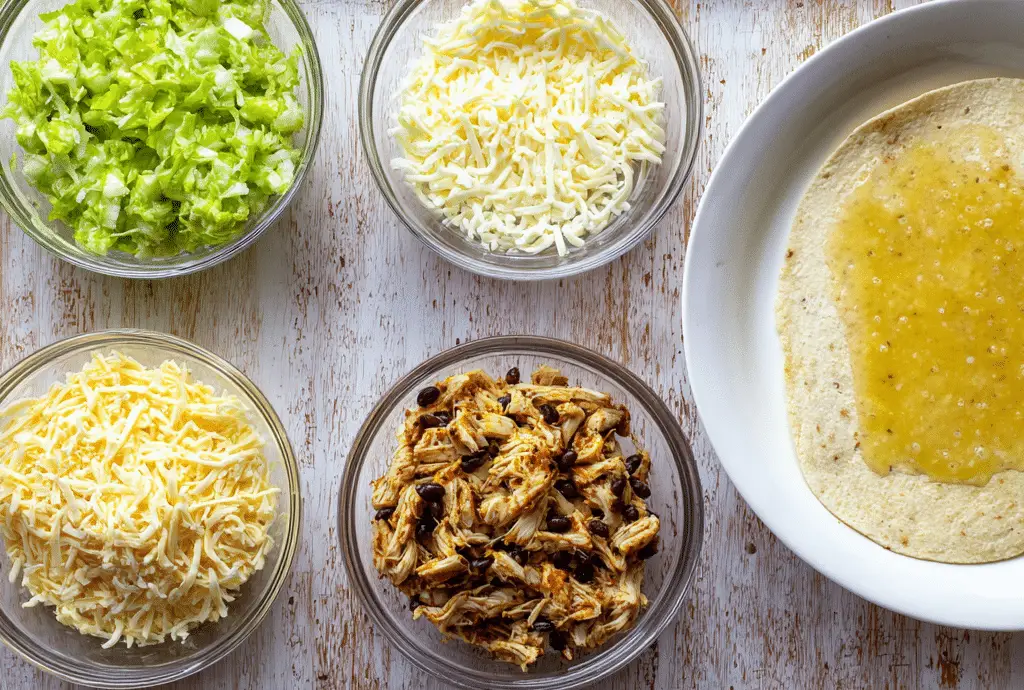 Green Chicken Enchiladas